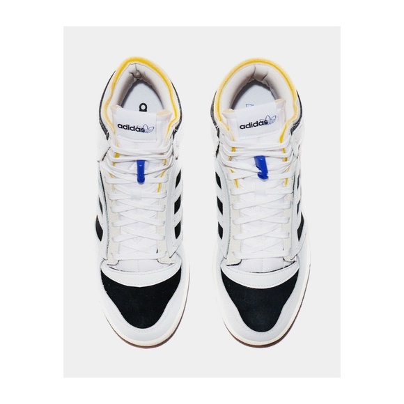 Adidas Top Ten DE Mid Mens Retro Basketball Shoes White Black Q46255 NEW Multi - Picture 3 of 7